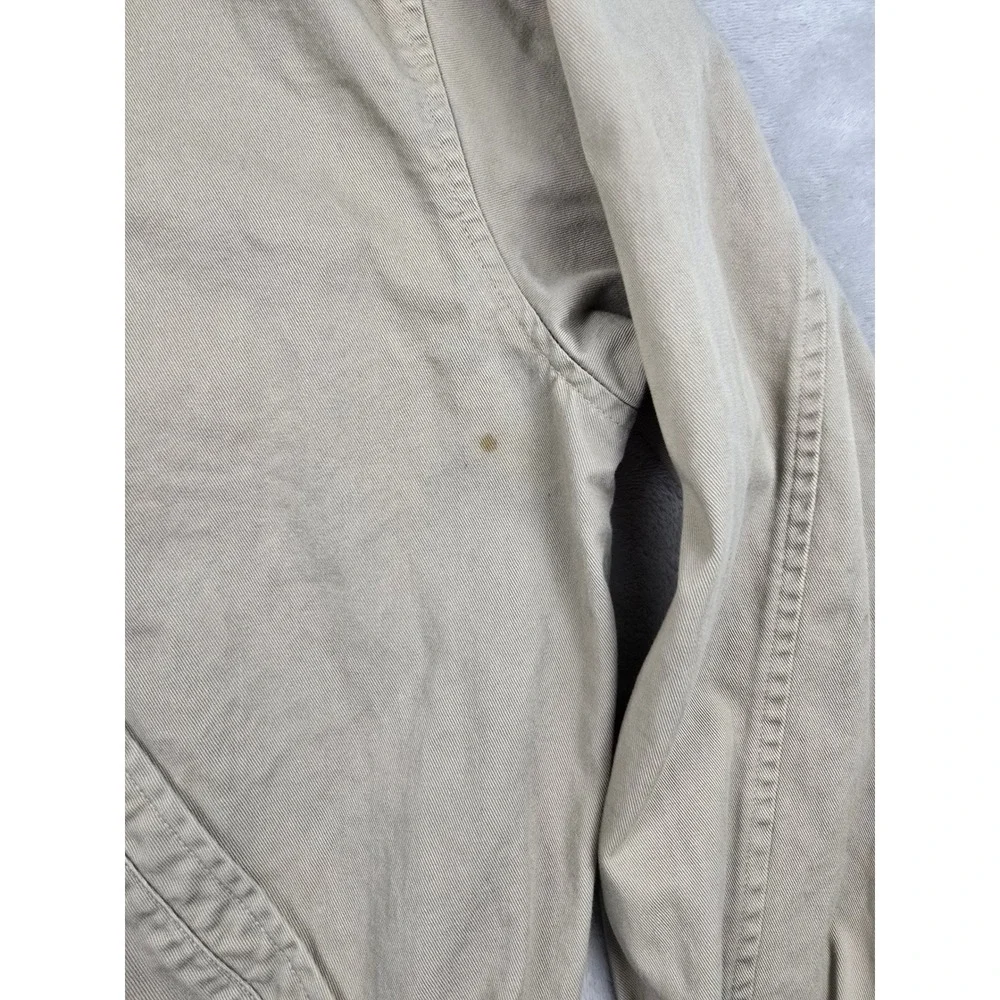 Vtg Polo Ralph Lauren Harrington Jacket Mens Large Tan Full Zip Harrington *Read